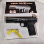 اسباب بازی کلت خشابدار فلزی c12 - تصویر 2