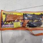 تفنگ اسباب بازی کلاشینکف مدل AK-47 دو کاره (تیر پرتابی و ترقه‌ای) - تصویر 2